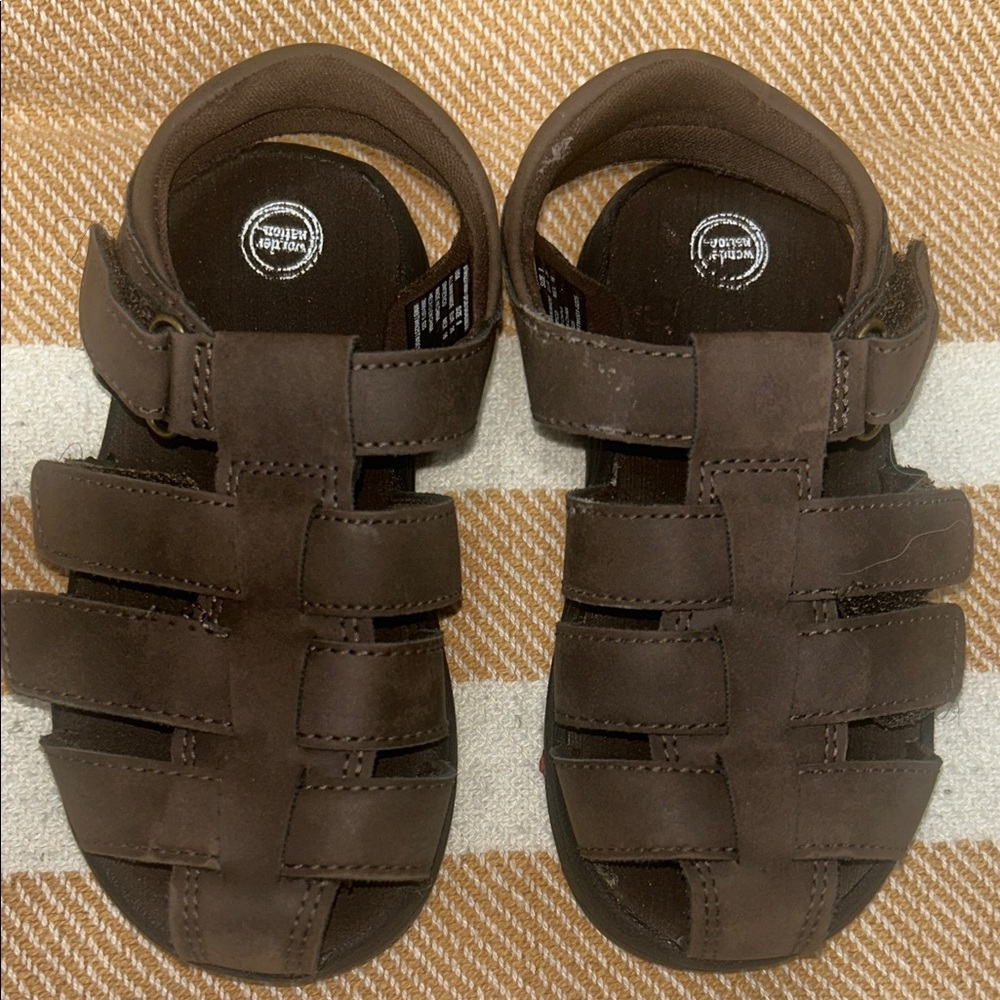 Classic Brown Kids Sandals